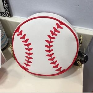 Betsey Johnson Baseball Purse